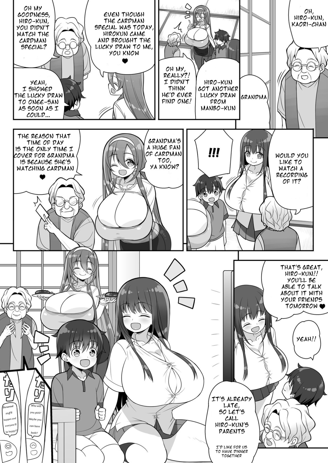 Hentai Manga Comic-Getting Squeezed Down There By Big Breasted Onee-san's!?-Read-50